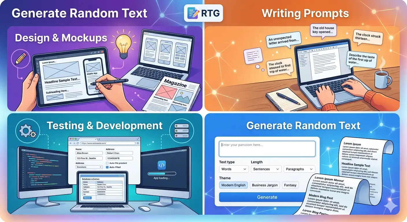 random text generator web app
